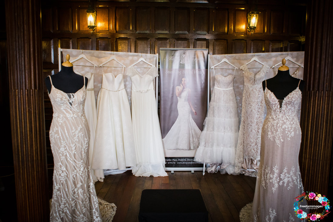 Selection of wedding dresses