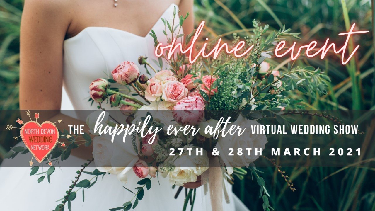 the happily ever after virtual wedding showcase banner