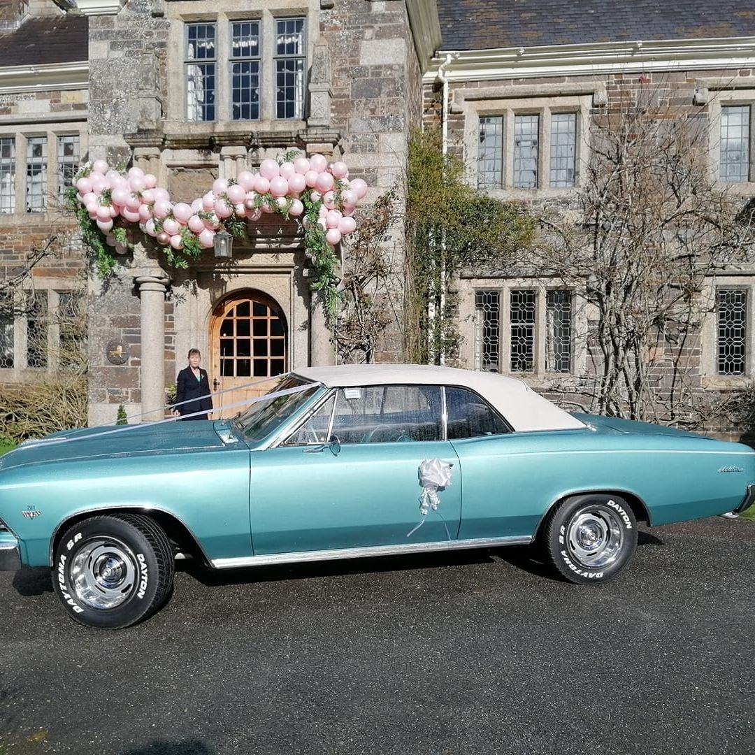 1966 Chevrolet Malibu wedding car